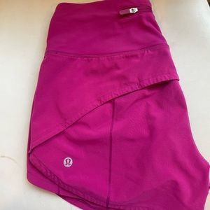 lululemon, size 4, 4” speed up shorts